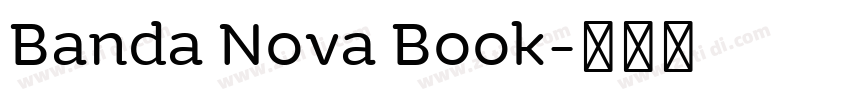 Banda Nova Book字体转换 Banda Nova Book字体转换